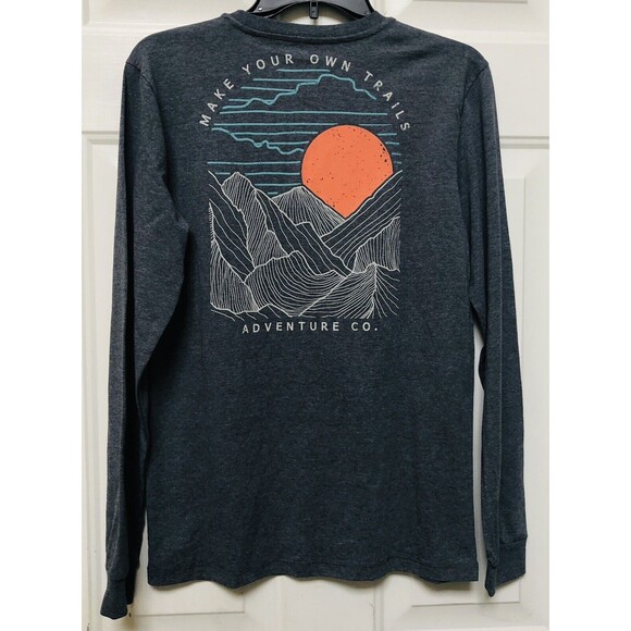 Sonoma Goods For Life Men's Long Sleeve Crewneck T-Shirt Dark Gray Size S hgd - Picture 4 of 6